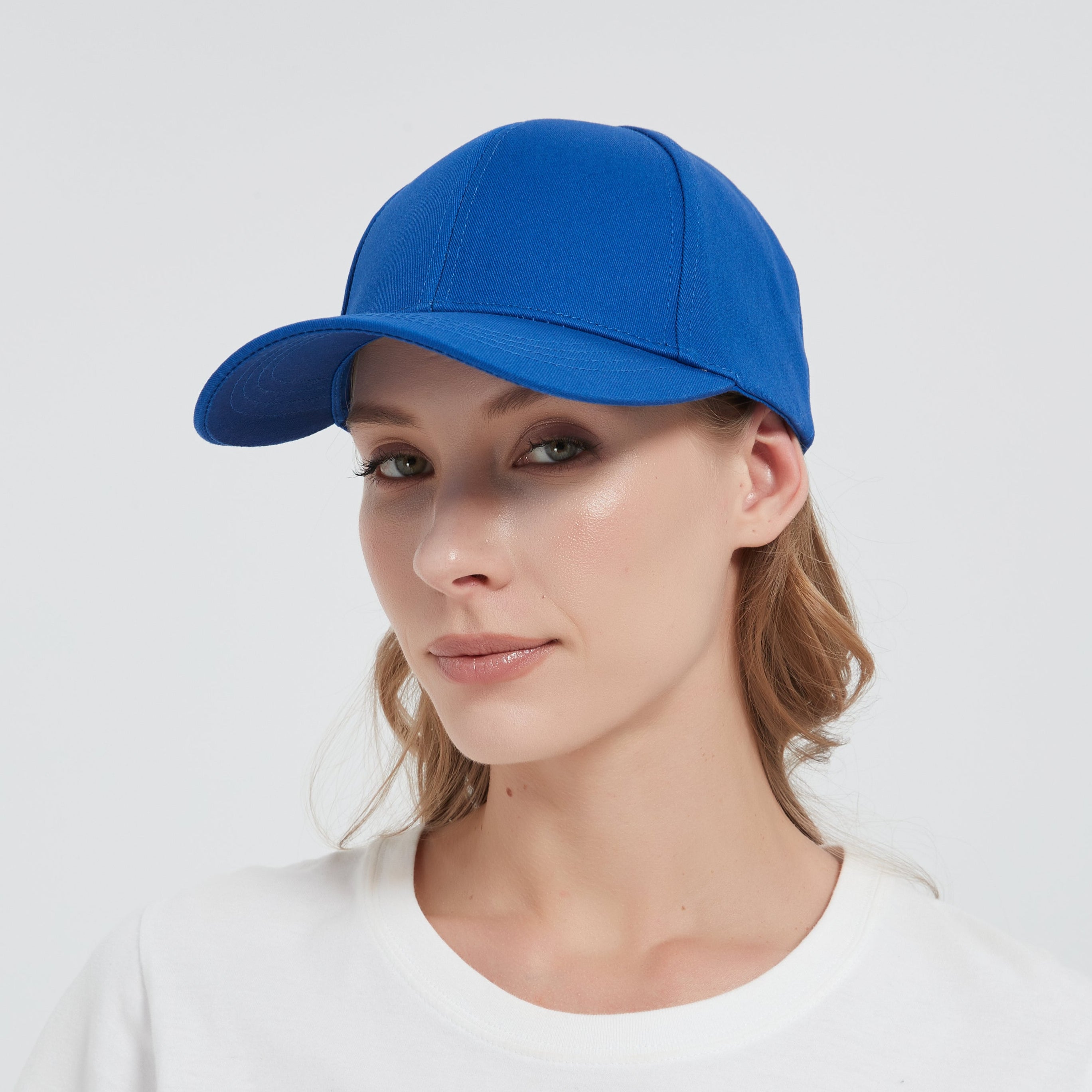 Royal Blue EMF Protection Hat Front View