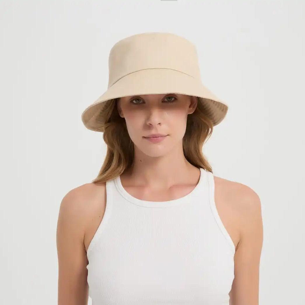 EMF Shielding Bucket Hat Silver Fiber Anti Radiation Sun Cap