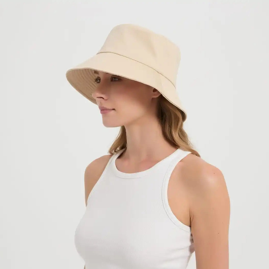 EMF Shielding Bucket Hat Silver Fiber Anti Radiation Sun Cap
