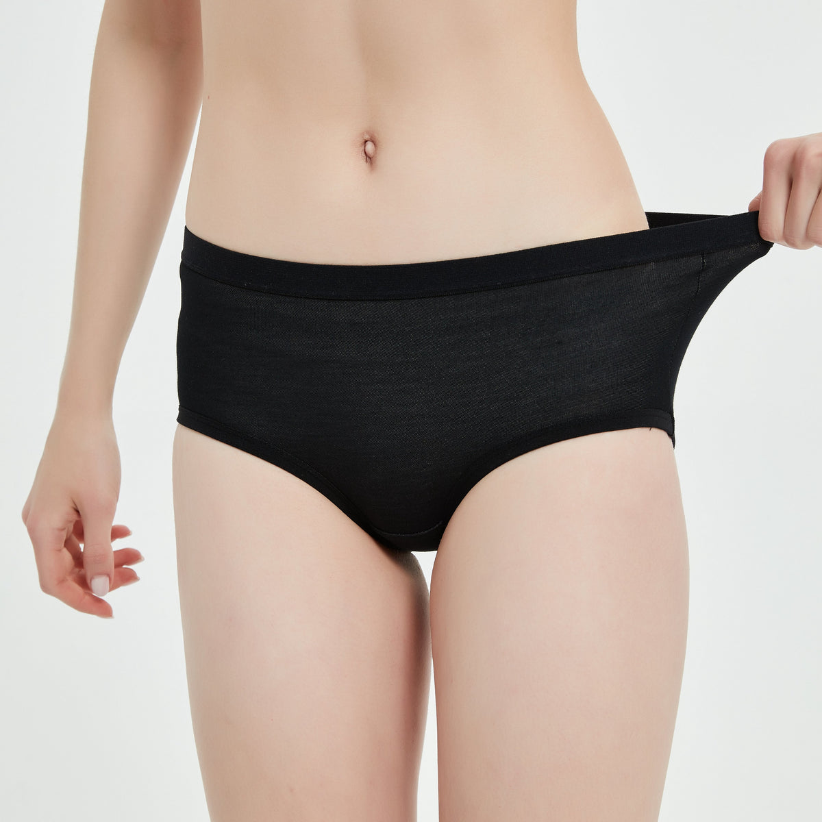 Radiation proof women underwear pant is very elastic, close view