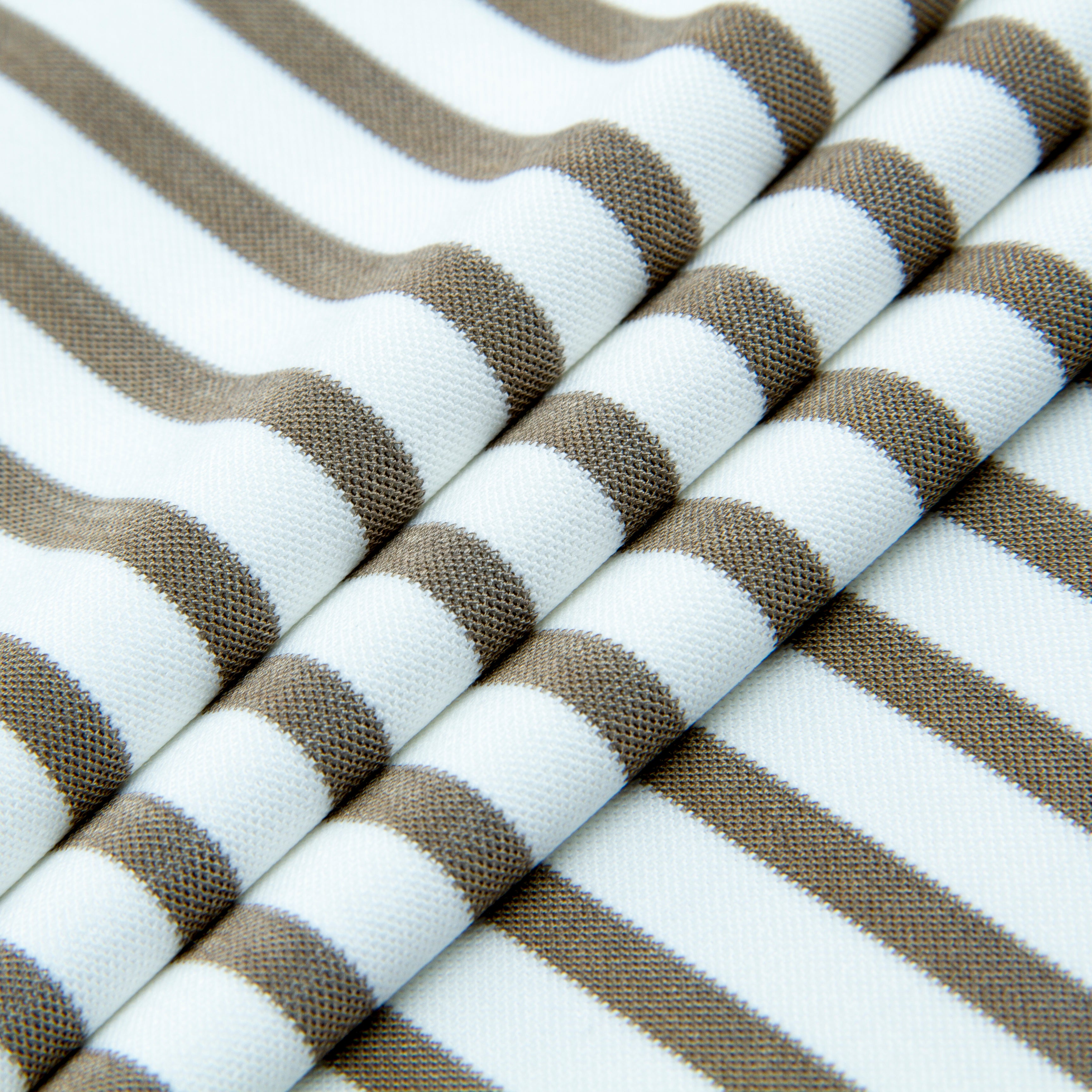 Silver Conductive Fabric in Zebra Pattern