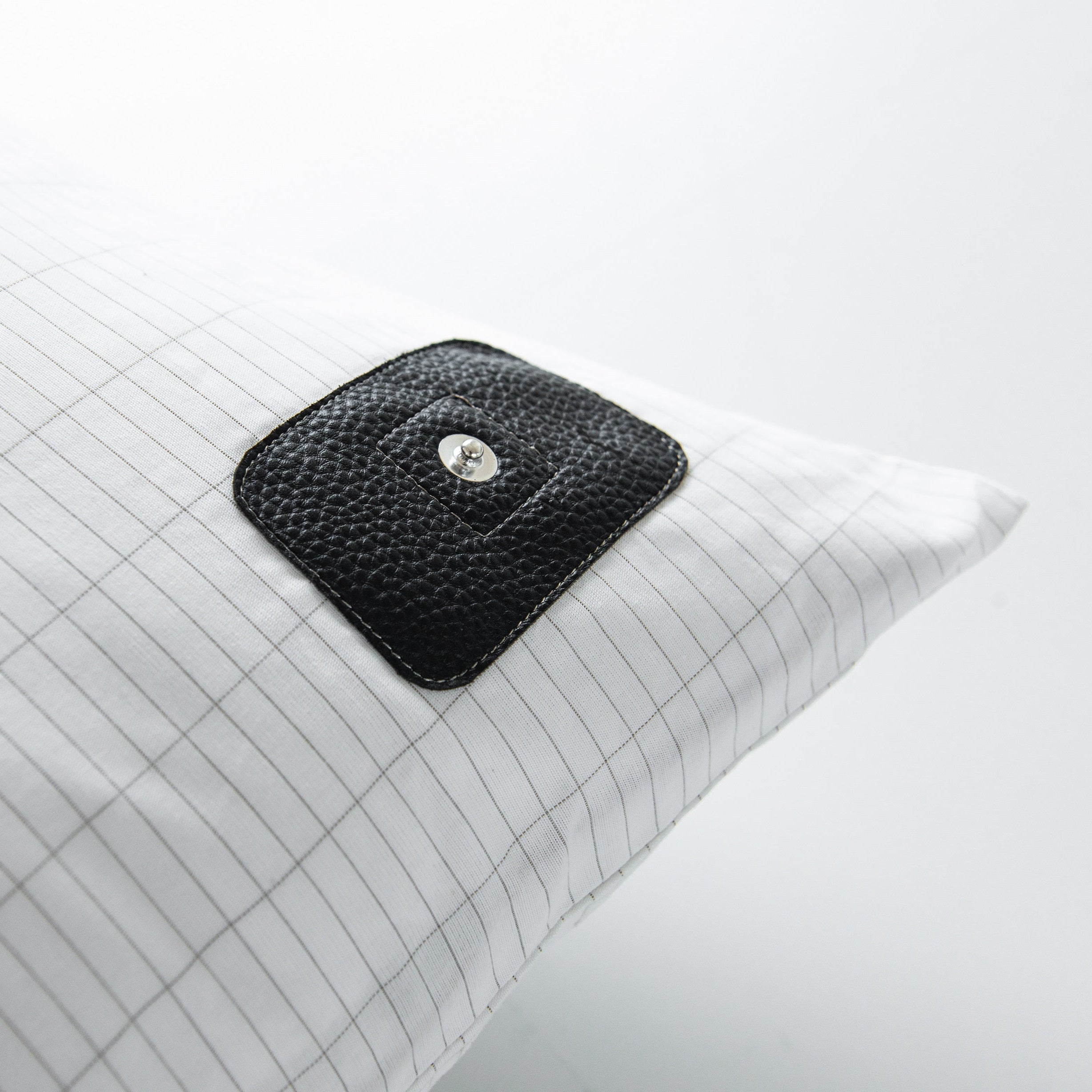 5% Silverfiber Ground Earthing Pillowcase in White color