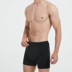 EMF Protection Underwear Boxer Brief in black color, male model