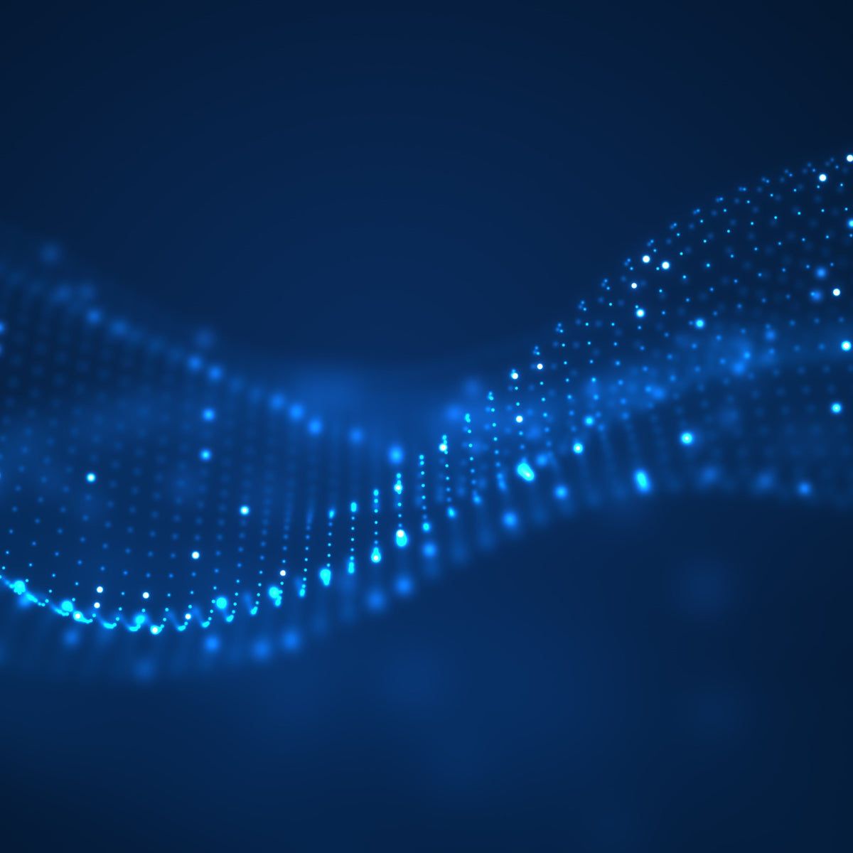 Digital wave graphic representing conductive fabric washability research