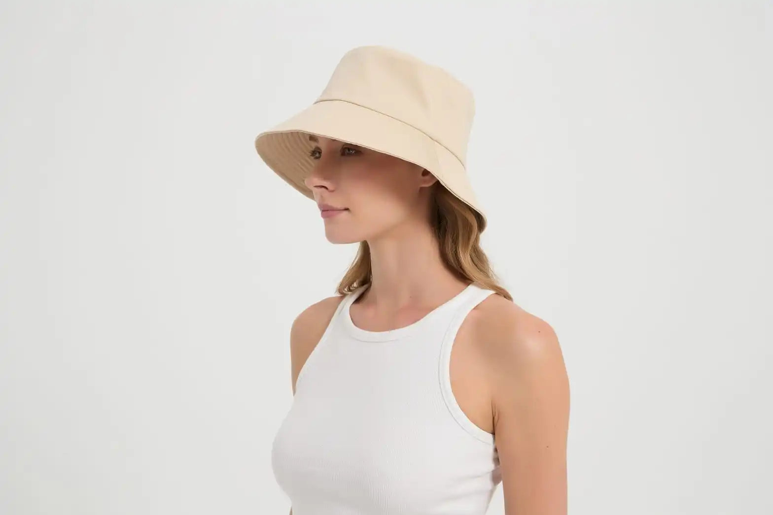 EMF Shielding Bucket Hat Silver Fiber Anti Radiation Sun Cap