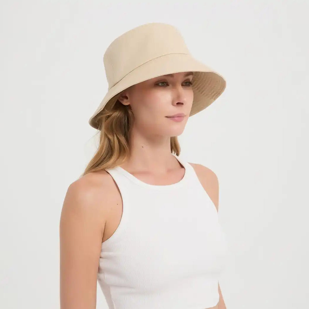 EMF shielding bucket hat, material detail