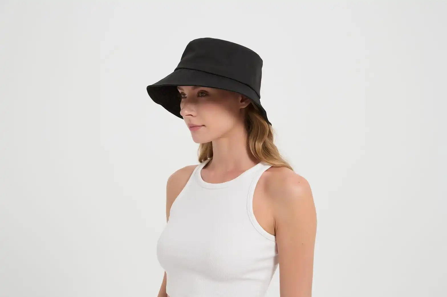 EMF Shielding Bucket Hat Silver Fiber Anti Radiation Sun Cap