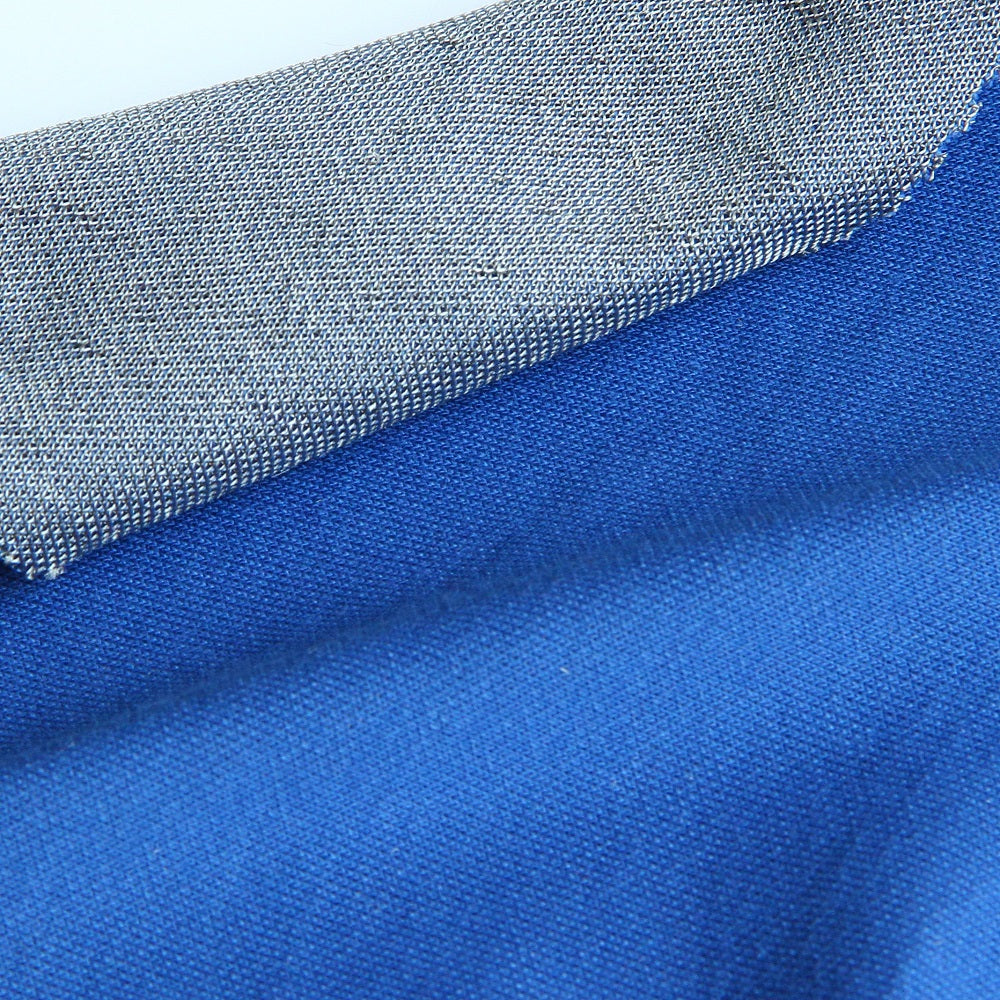 Silver Knit Fabric in Blue Color, which has excellet EMF shielding performance while maintian the  softness and asethical looking just like regular fabric