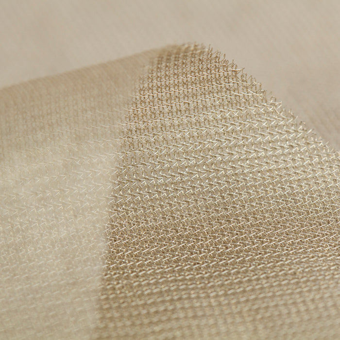 Translucent Mesh Silver Tulle Mesh Fabric Lightweight EMF Protection Translucent Shield