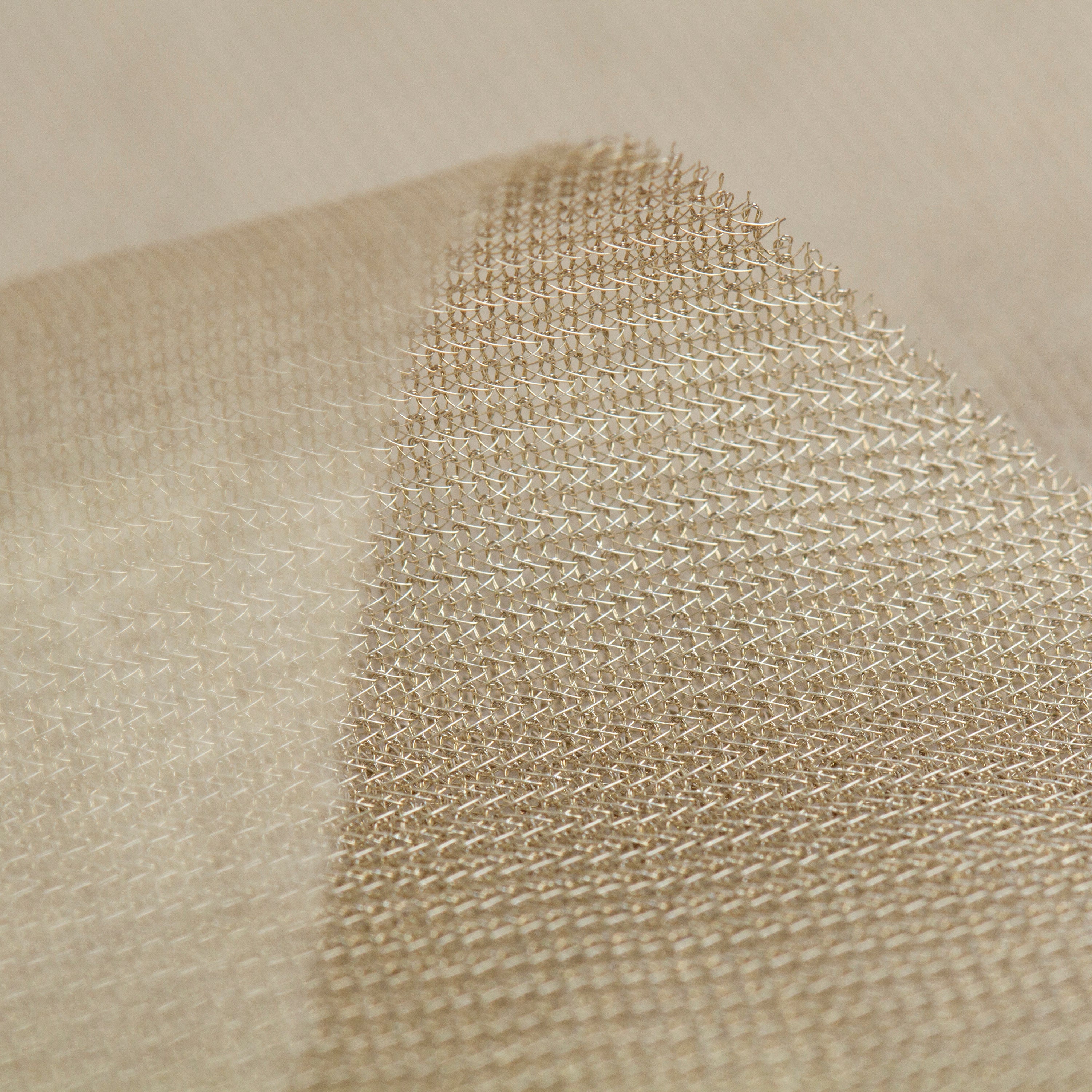 Silver Tulle Mesh Fabric