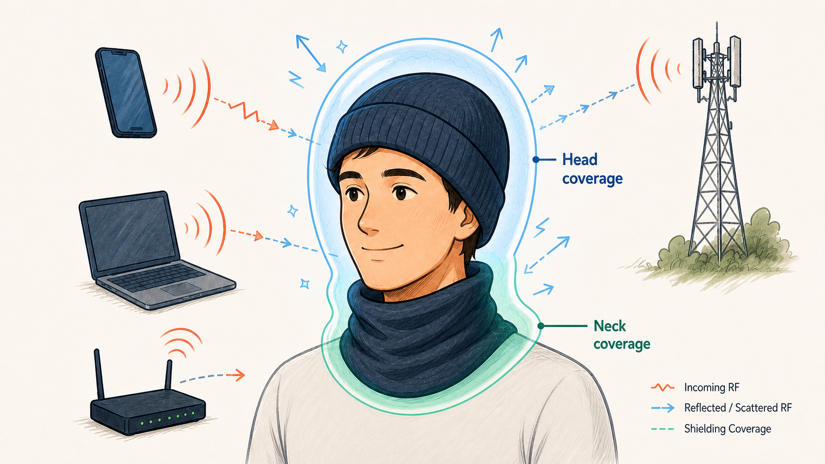 How EMF Shielding Headwear Is Designed