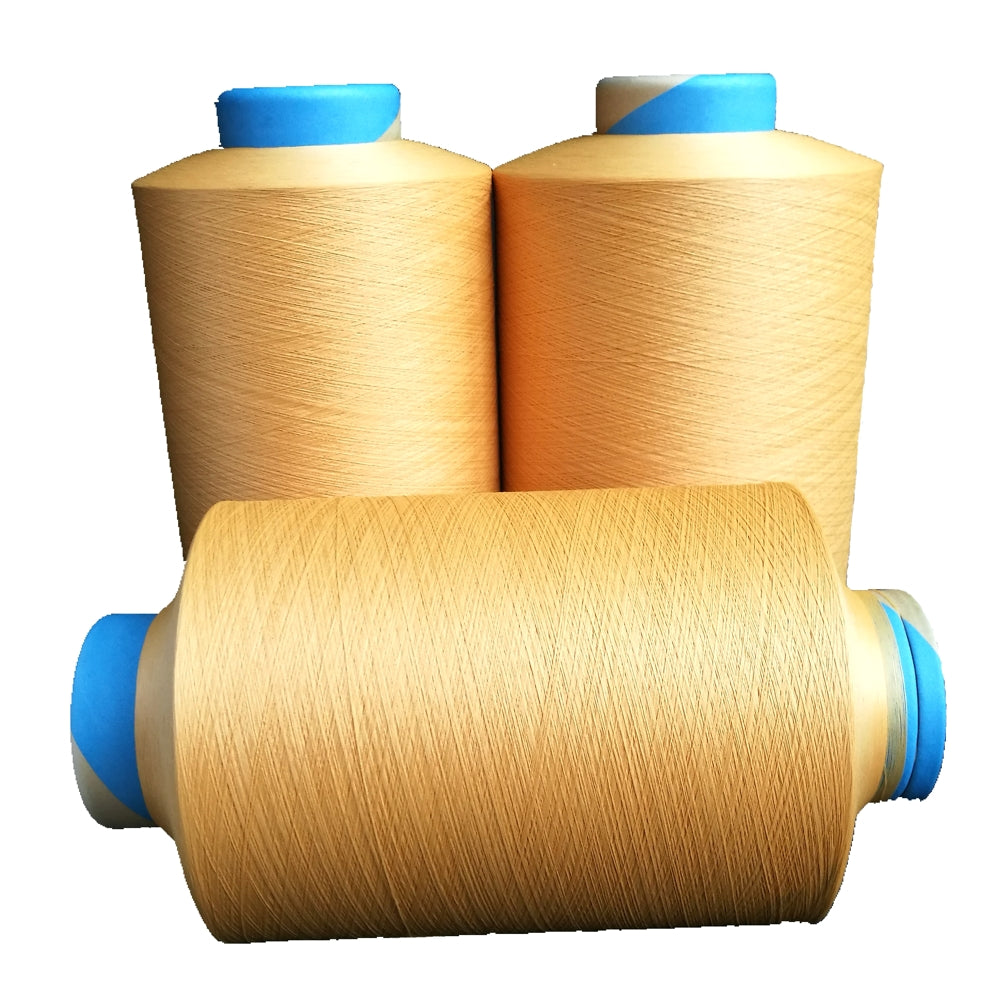 Copper Infused Polyester Yarn will continously release copper ion that prohibitat the growth of bacteria