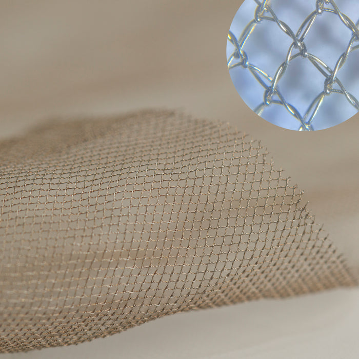 Silver Mesh Fabric EMF Protection RF Shielding Anti Radiation Material