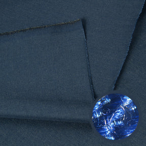 Stainless Steel Fabric in naval blue color.