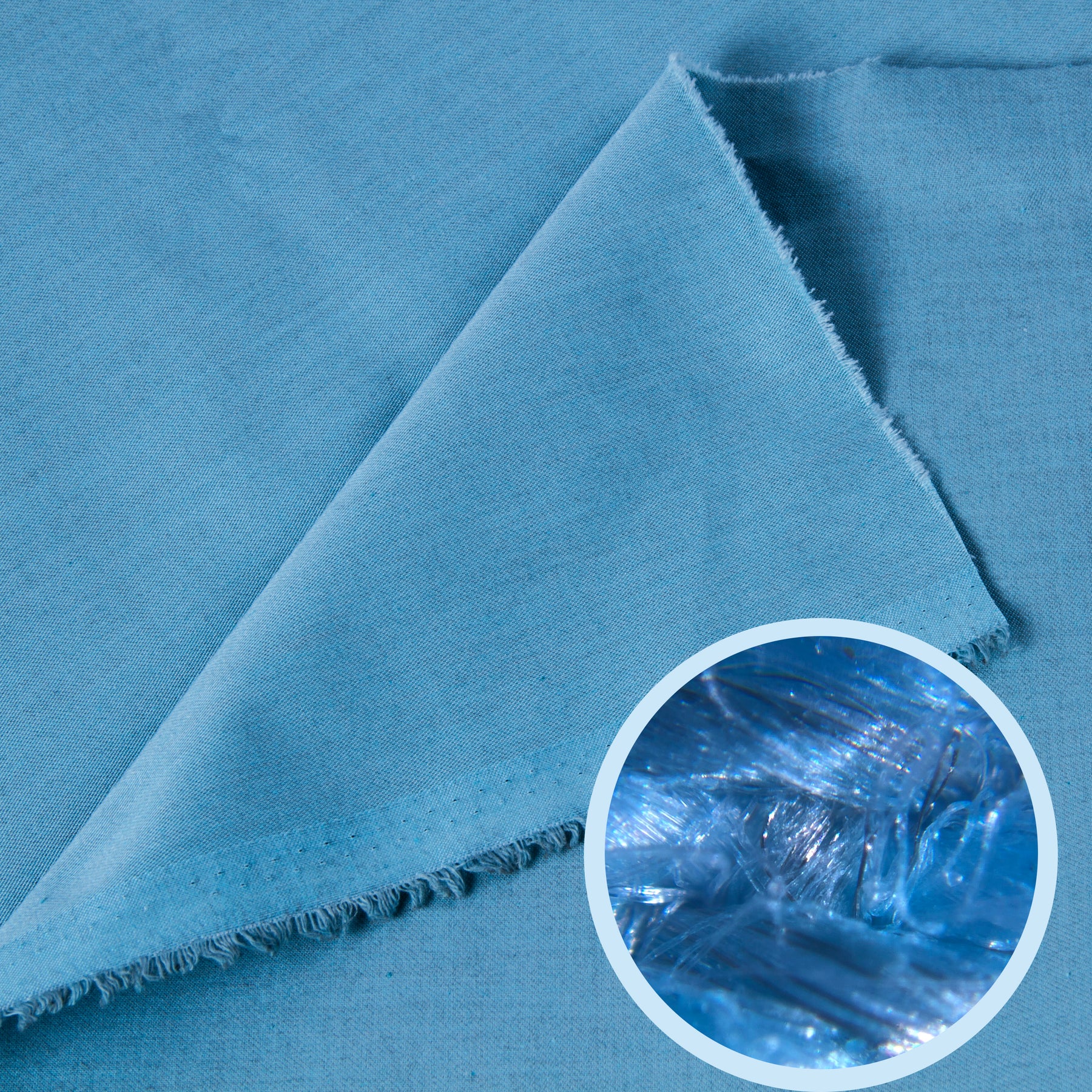 Stainless Steel Fabric in light blue color
