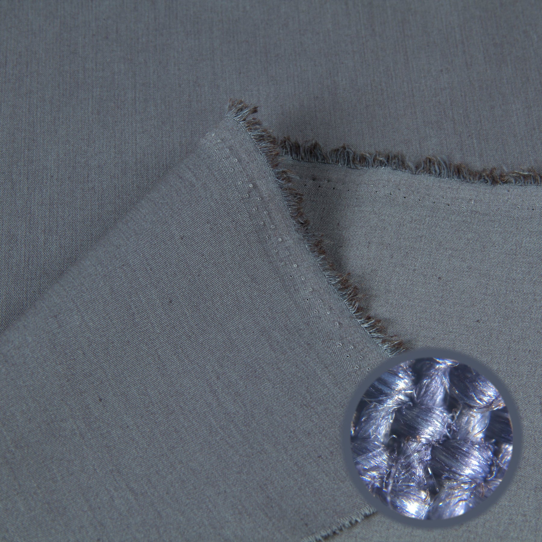 Stainless Steel Fabric in dark grey color.