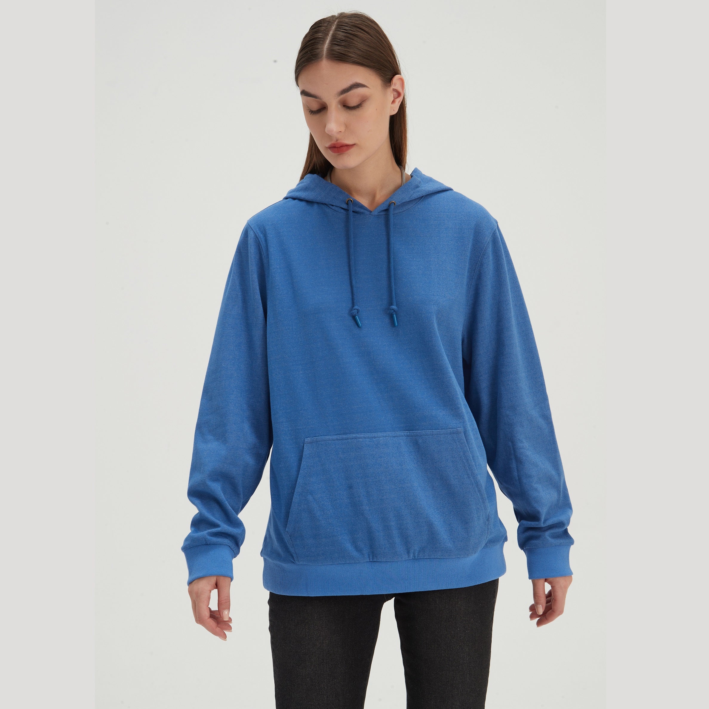 EMF Pulloever Hoodie in blue color